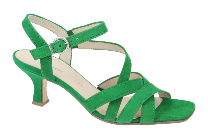 Gabor Riemchen Sandalette grün verde 41.781.19