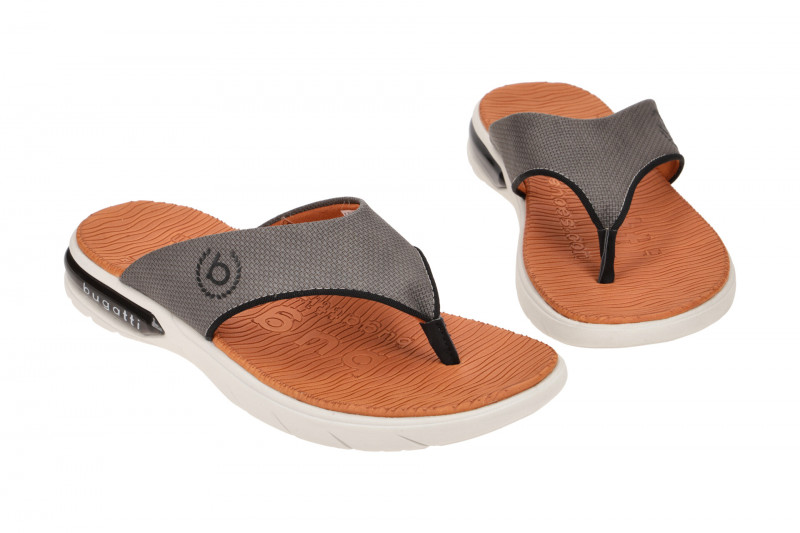 bugatti Socotra Zehentrenner Pantolette grau A7Z80