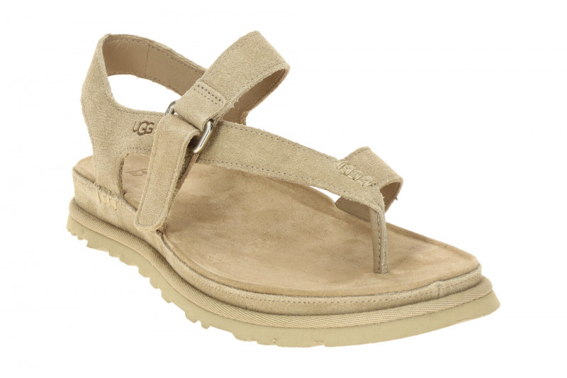 UGG Goldengaze Toe Post Zehentrenner Sandale beige 1175134