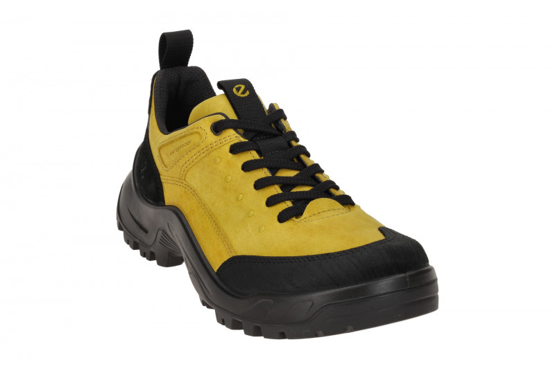 Ecco Offroad Herren Schuhe gelb Nubuck Waterproof 822354