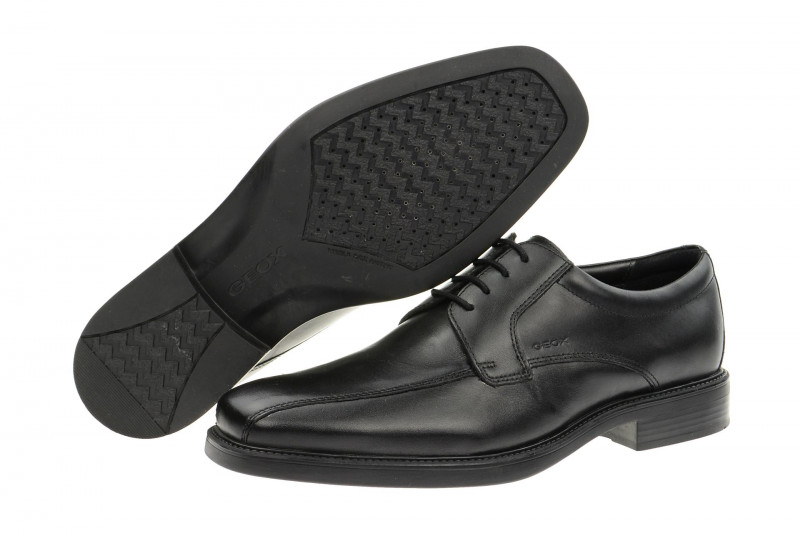 Geox Respira Londra Herrenschuhe elegant in schwarz