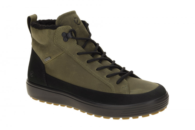 Ecco Soft 7 Tred Stiefel grün tarmac GORE-TEX Winter Boots 450444