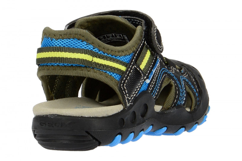 Geox Jungen Sandalen schwarz blau wassertauglich