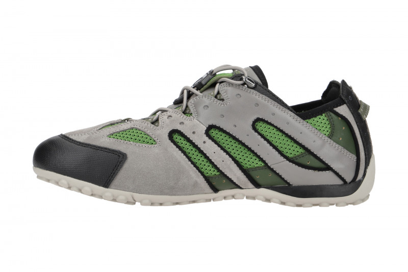Geox Snake Sneaker Schuhe grau grün U4207J