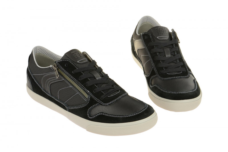 Geox Box Schuhe schwarz grau U82R3C