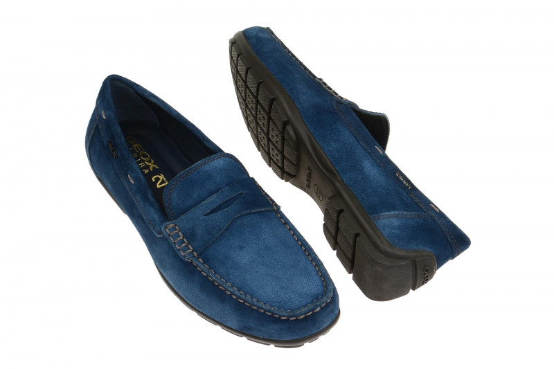 Geox Mokassin Monet Slipper blau ocean