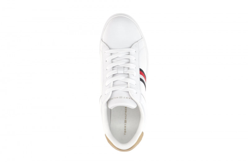 Tommy Hilfiger Schuhe Essential Court Sneakers weiß Damen Streifen