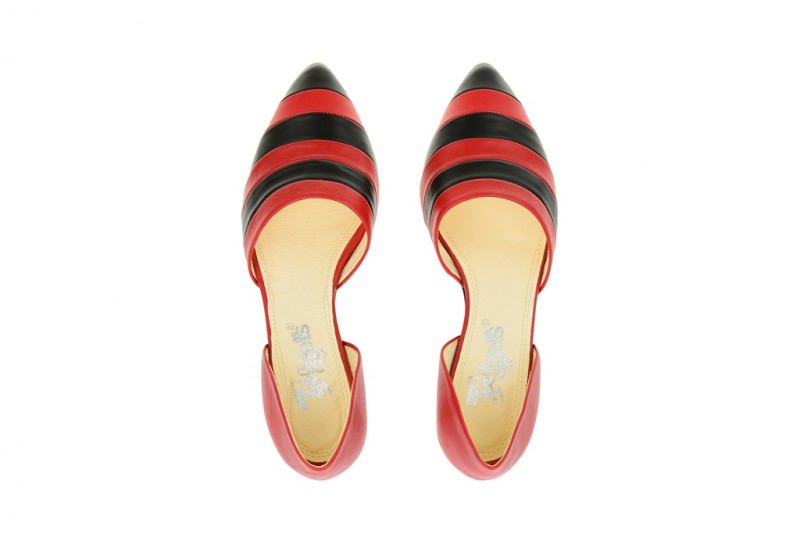 Tiggers Dana Pumps schwarz rot