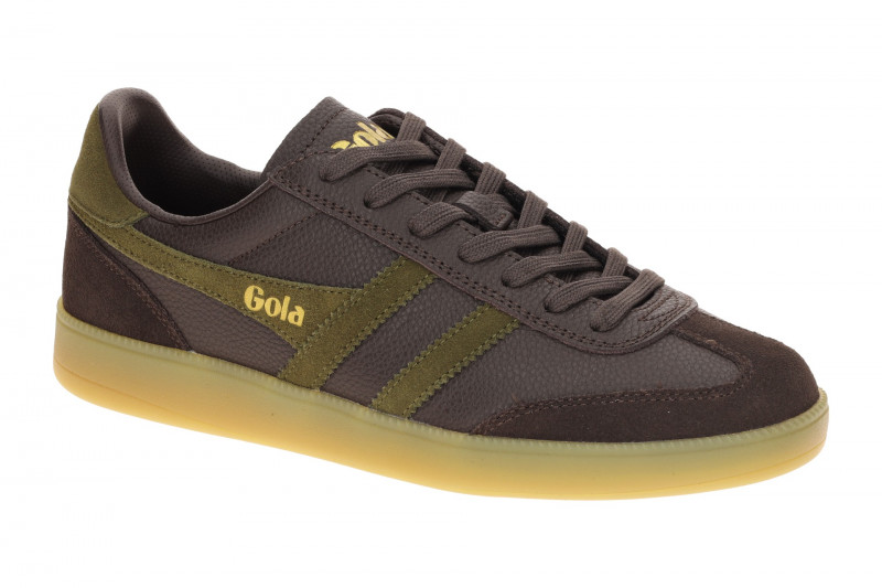 Gola Viper Schuhe Sneakers braun grün Herren CMB942