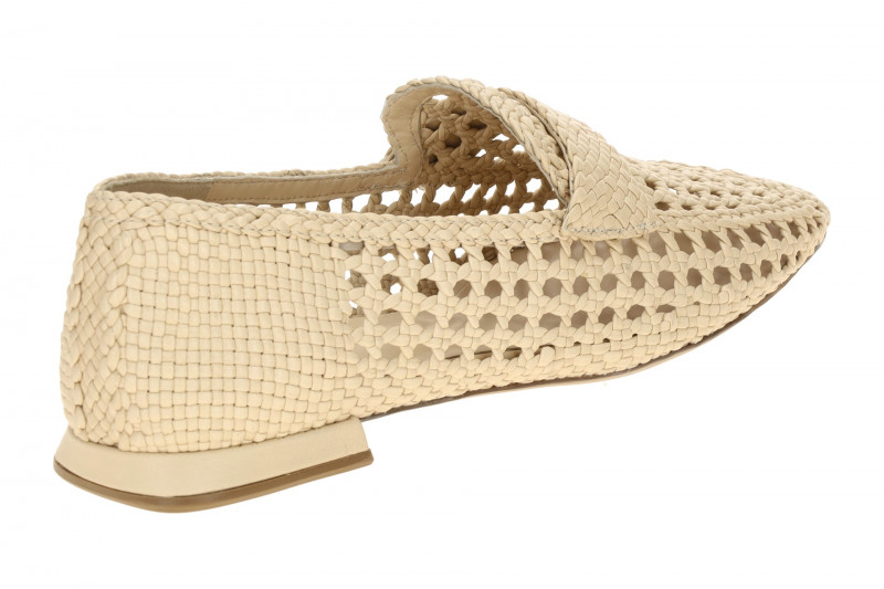 Högl Colin Slipper beige Loafer Flecht-Optik 0970