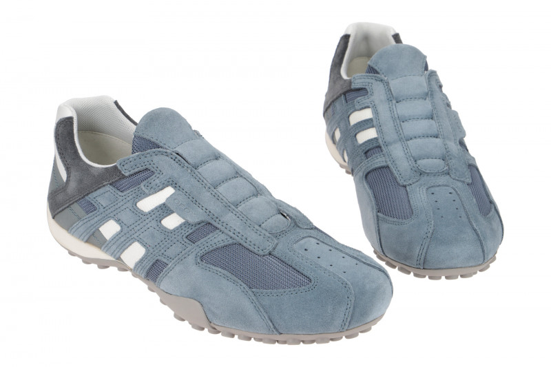 Geox Snake Slipper Schuhe blau jeans U4207L