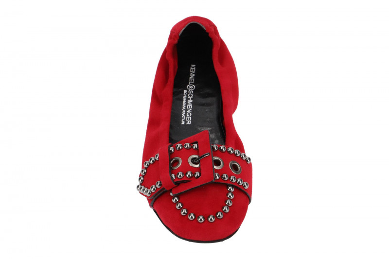 K&S Malu Ballerinas rot Perlen 10350