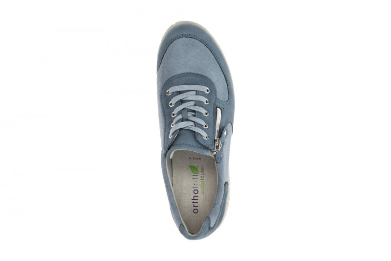 Waldläufer Havy Soft Schuhe blau denim H-Weite OrthoTritt H89001