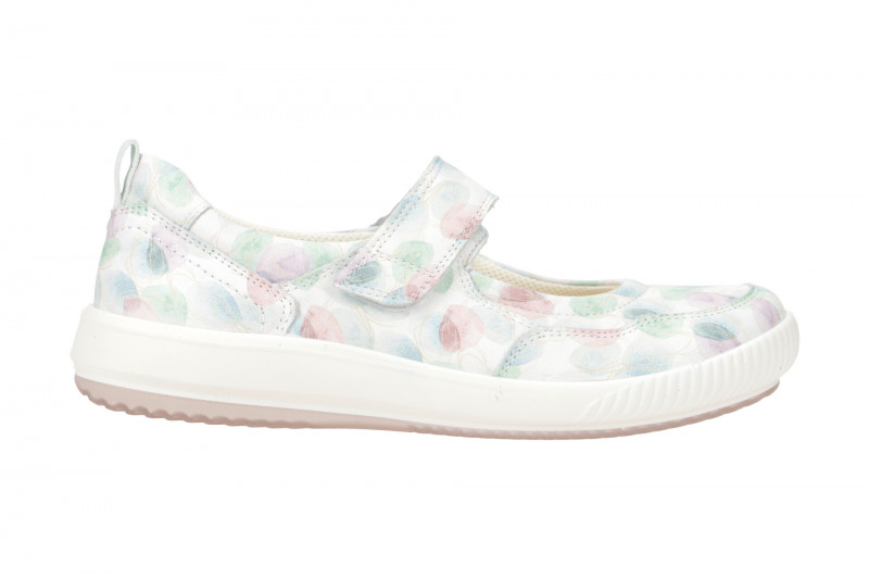 Legero Tanaro Mary-Jane Schuhe weiß bunt gefleckt 214