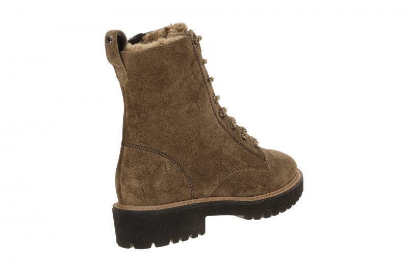 Paul Green Winter Stiefel braun earth Warmfutter Boots Velour 8175