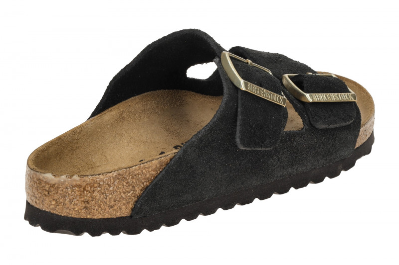 Birkenstock Arizona BS Pantolette schwarz Glitzer SCHMAL 1030312