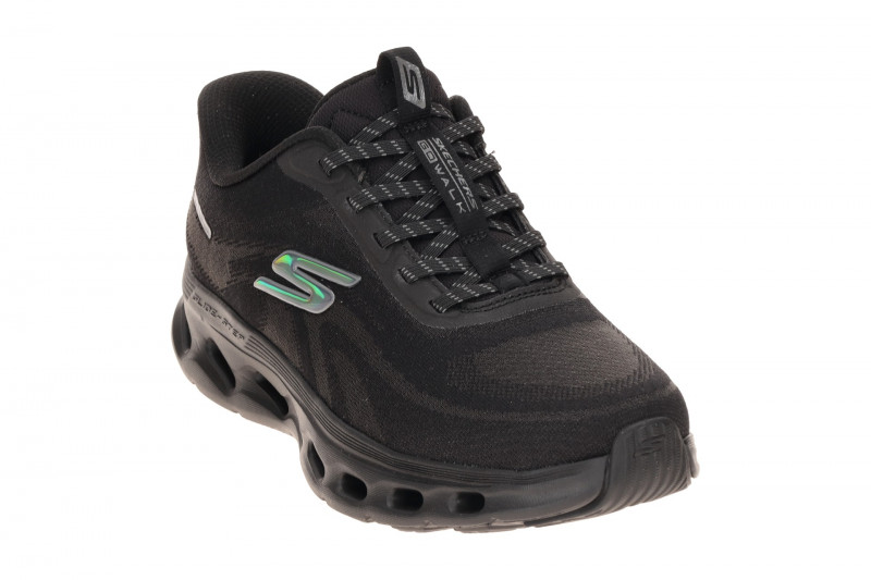 Skechers Go Walk Gliede Step Slipper schwarz SLIP-IN 125144