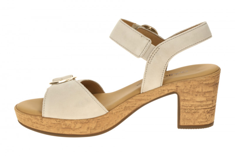 Gabor Sandalette grau oak Velour 84.764.12