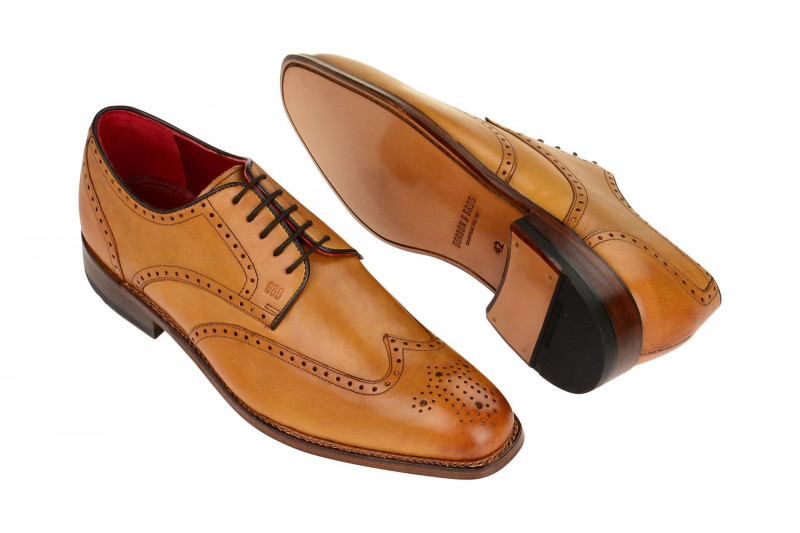 Gordon Bros Schuhe Havret braun tan Rahmengenäht 2466-B