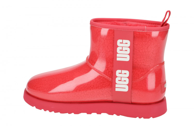 UGG Classic Clear Mini Stiefel pink hibiskus
