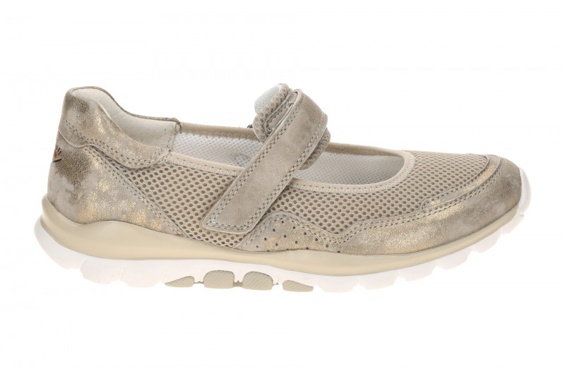Gabor RollingSoft Schuhe Mary-Jane grau gold 86.961.95
