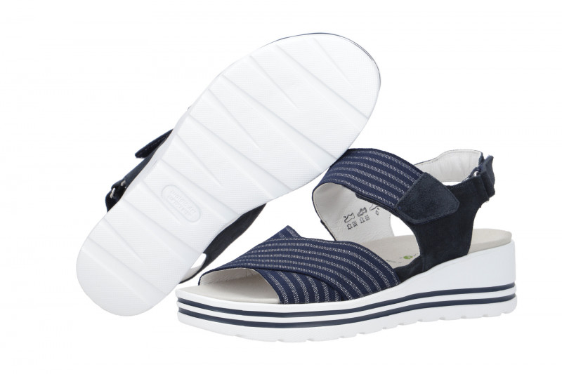 Waldläufer H-Michelle Sandale dunkelblau silber 728005