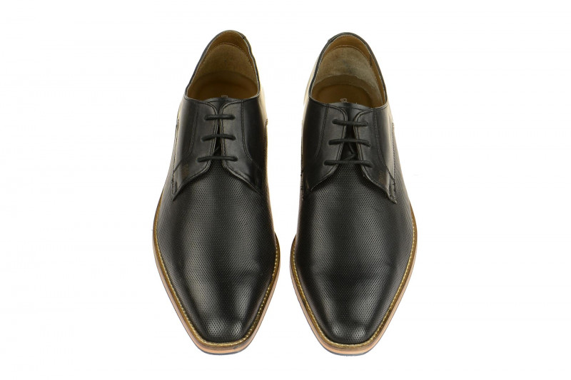 Gordon & Bros Schuhe Lorenzo schwarz perforiert S500311
