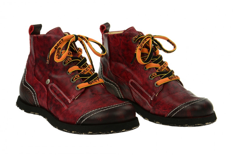 Eject Street Stiefelette rot Lederfutter