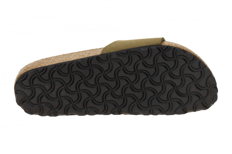 Birkenstock Madrid BS Pantolette grün SCHMAL Vegan 1027974