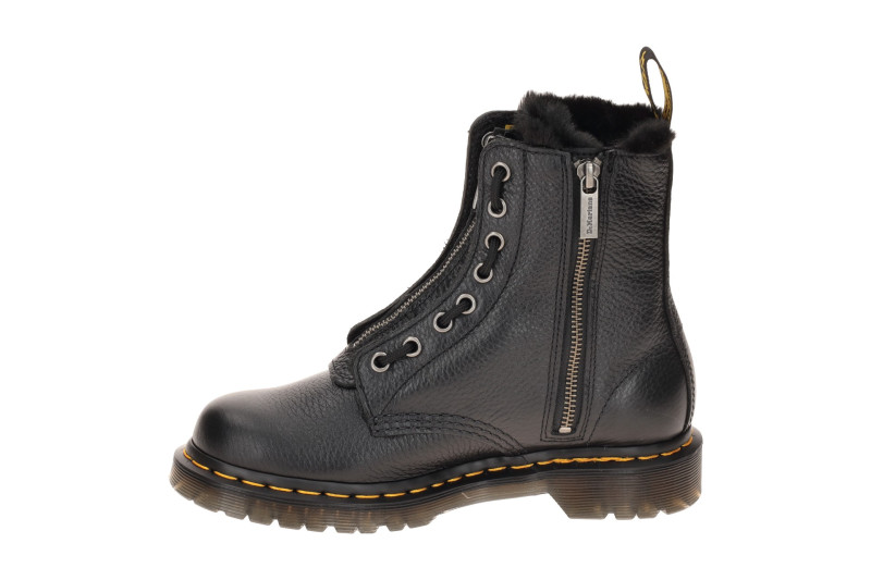 Dr. Martens 1460 Serena Zip Stiefel schwarz Warmfutter