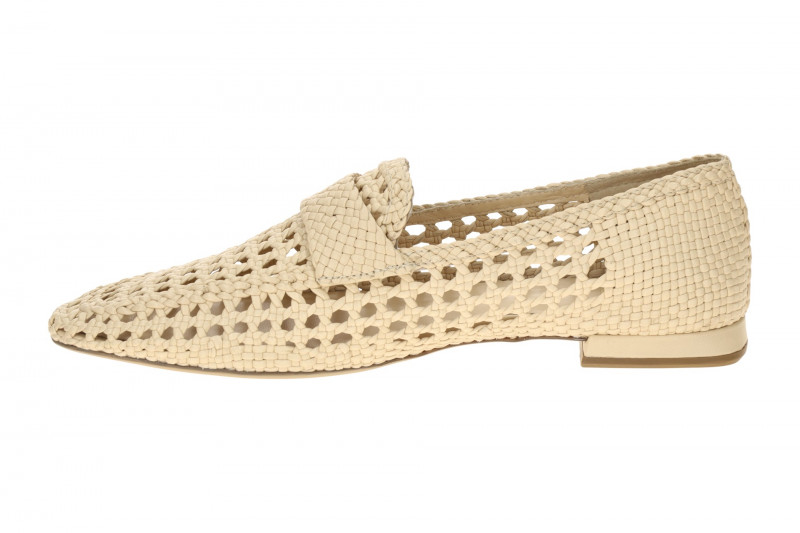 Högl Colin Slipper beige Loafer Flecht-Optik 0970