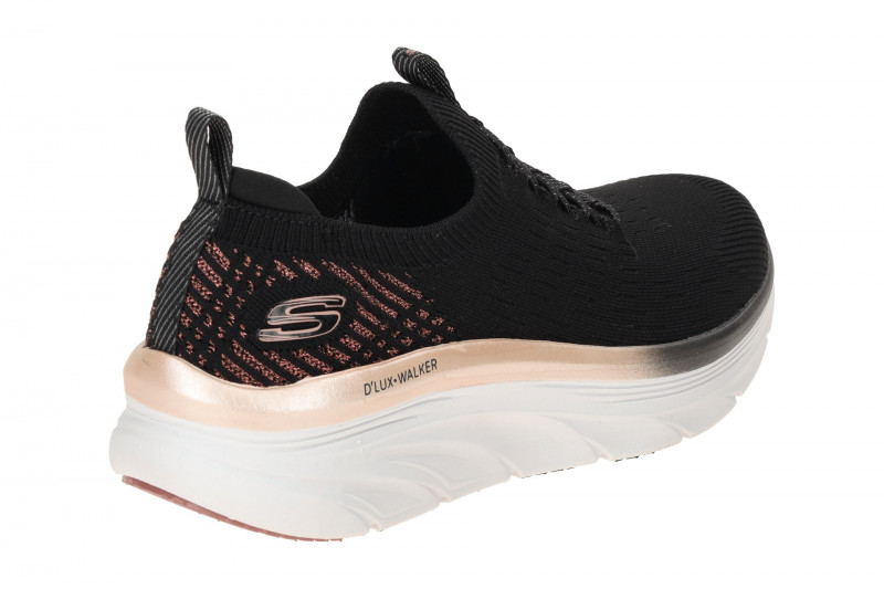 Skechers D`Lux Walker Schuhe Slipper schwarz Relaxe 149366