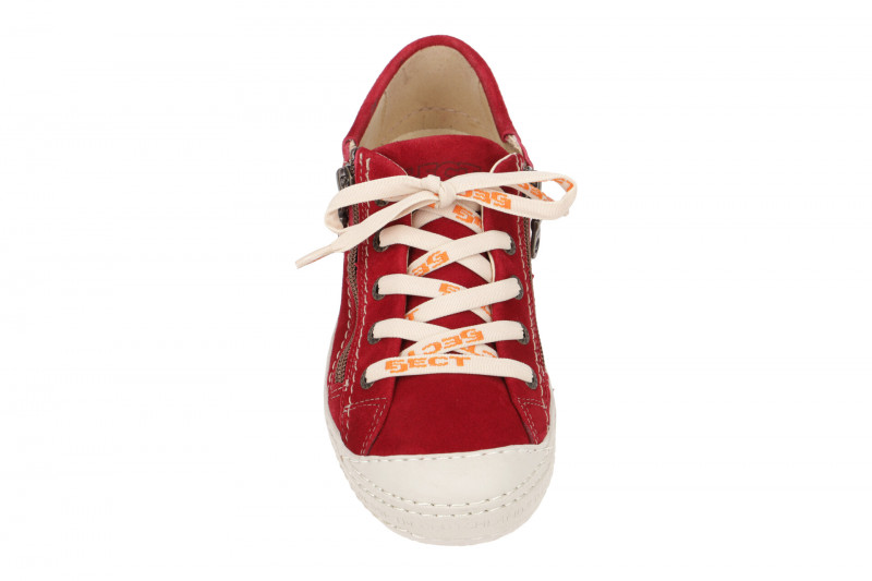 Eject Dass Schuhe Sneaker rot Velour 13001