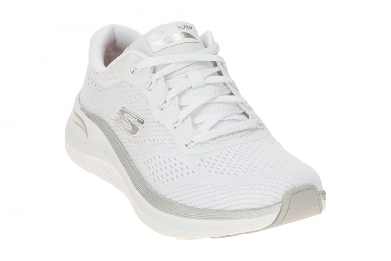 Skechers Arch Fit Schuhe Sneaker weiß silber 150067
