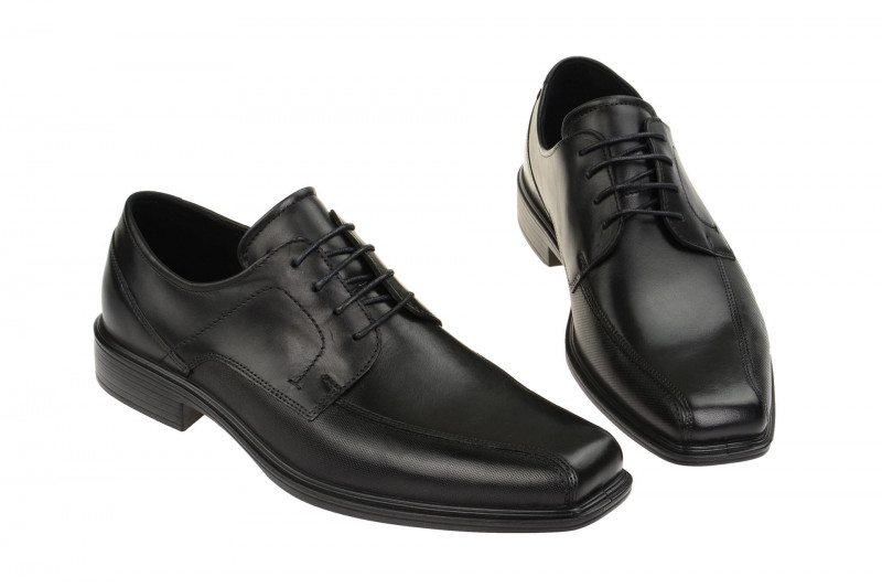 ecco Johannesburg Schuhe schwarz perforiert