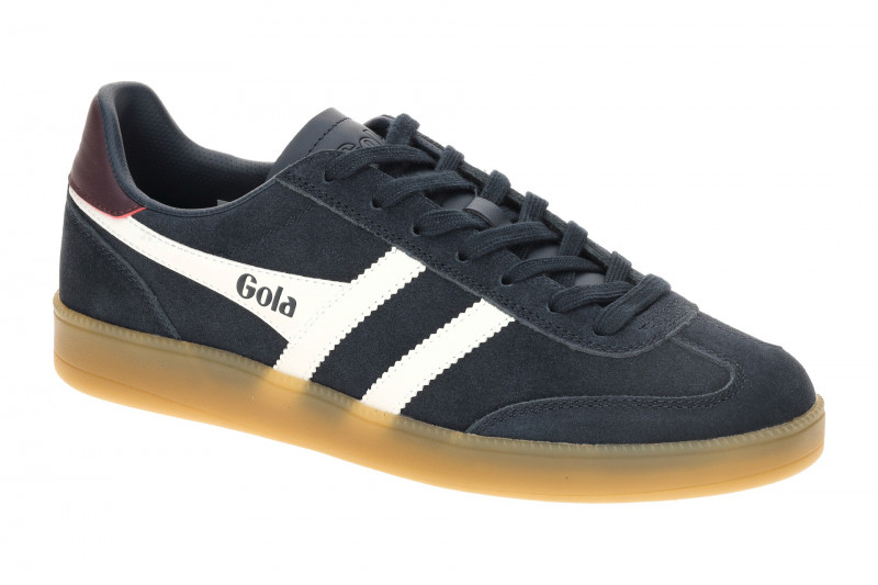 Gola Viper Schuhe Sneakers blau weiß Herren Velour CMB735