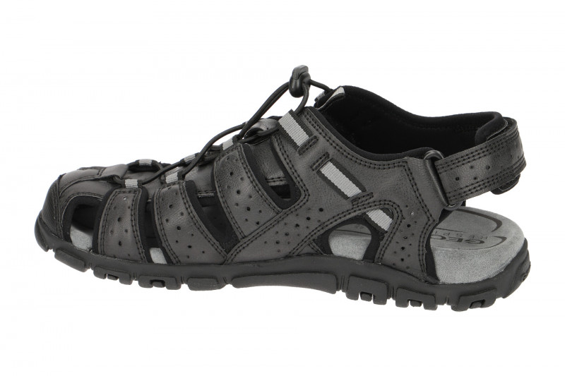Geox Strada Outdoor Sandale schwarz U6224B