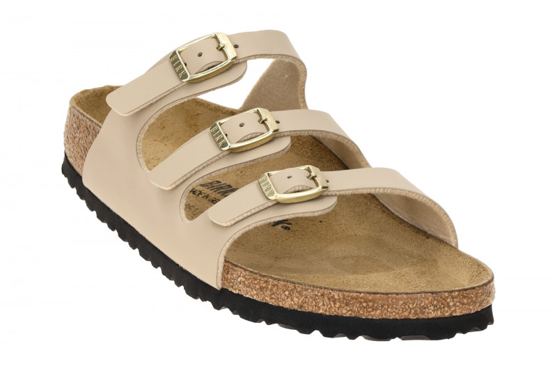 Birkenstock Florida Pantolette beige SCHMAL 1029265