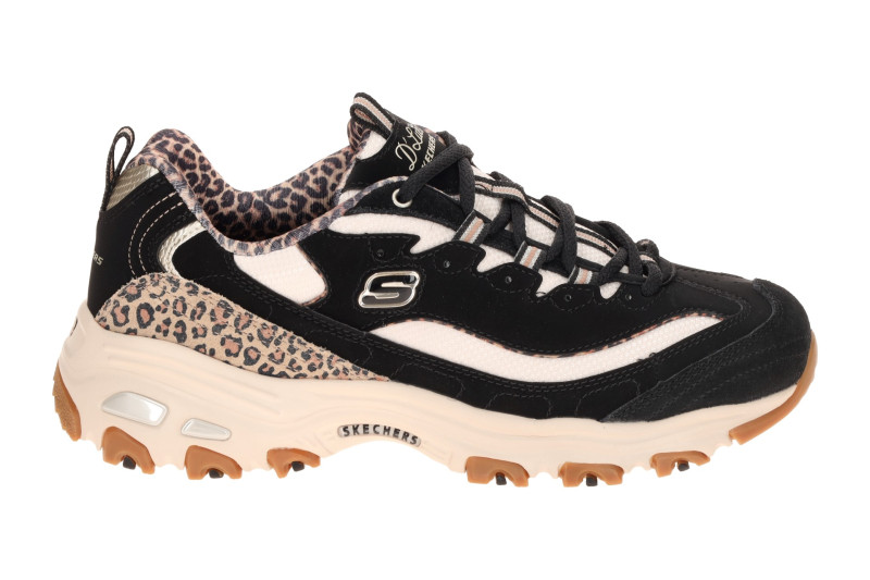 Skechers D´Lites Schuhe schwarz Leo 150877