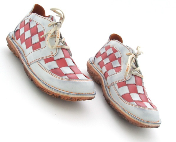 Eject Dunas Schuhe 10036 weiß rot