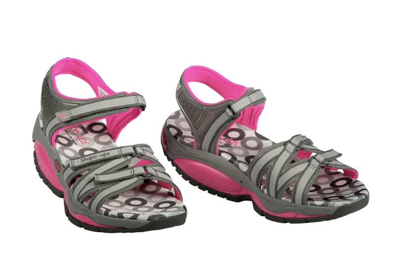 Skechers SRT Sandaletten 12341/GYHP grau hot pink
