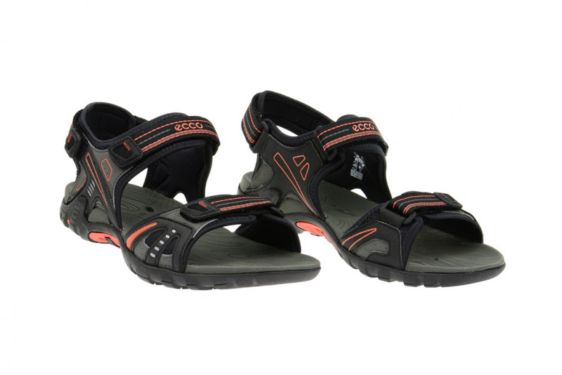 Ecco Hyper Terrain III - Herren Schwimm Sandale - schwarz grau