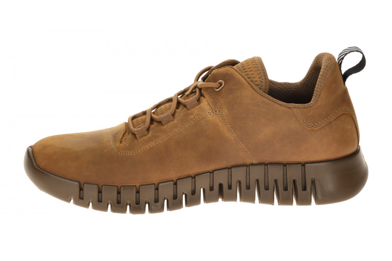 Ecco Gruuv Schuhe braun camel Herren Sneakers 525204