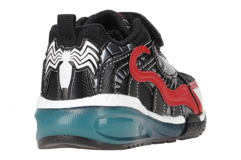 Geox BAYONYC Kinder Schuhe blau Spider-Man Venom J26FEC