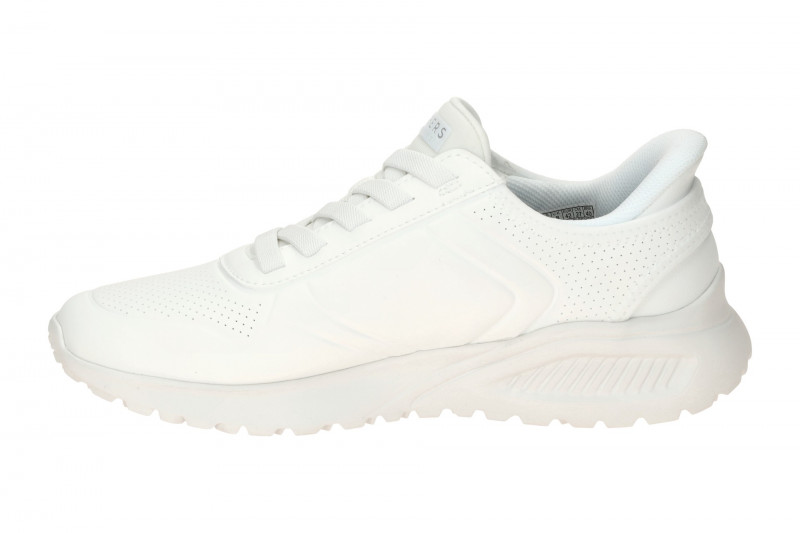 Skechers Uno Lite Schuhe Slipper weiß Sneakers Slip-Ins 183125