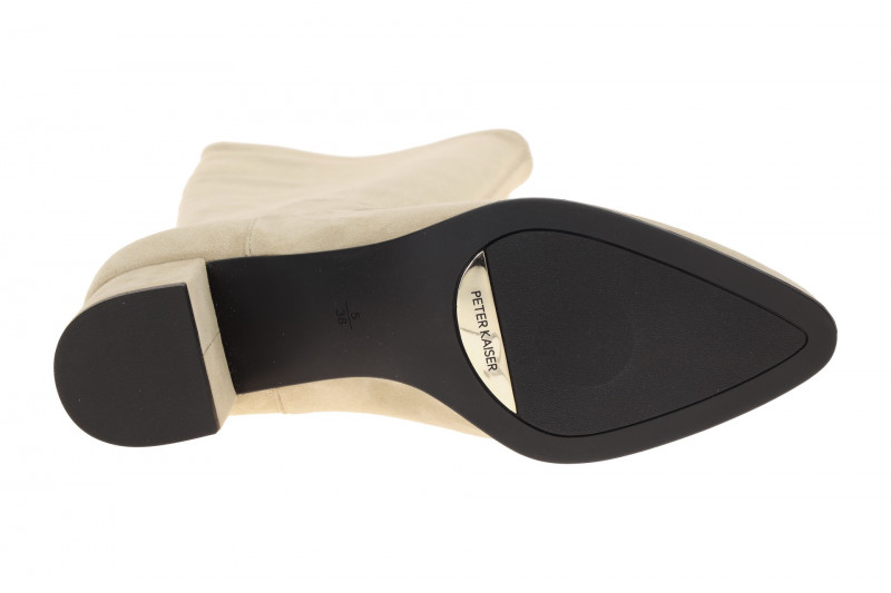 Peter Kaiser Langschaftstiefel beige Stretch 75526
