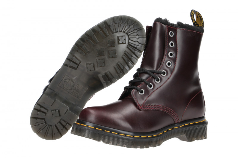 Dr Martens Serena Stiefelette dunkelrot Warmfutter 1460