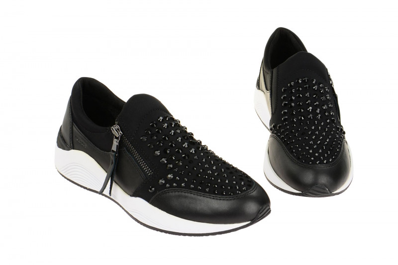 Geox Respira Omaya C Sneakers in schwarz Damenschuhe