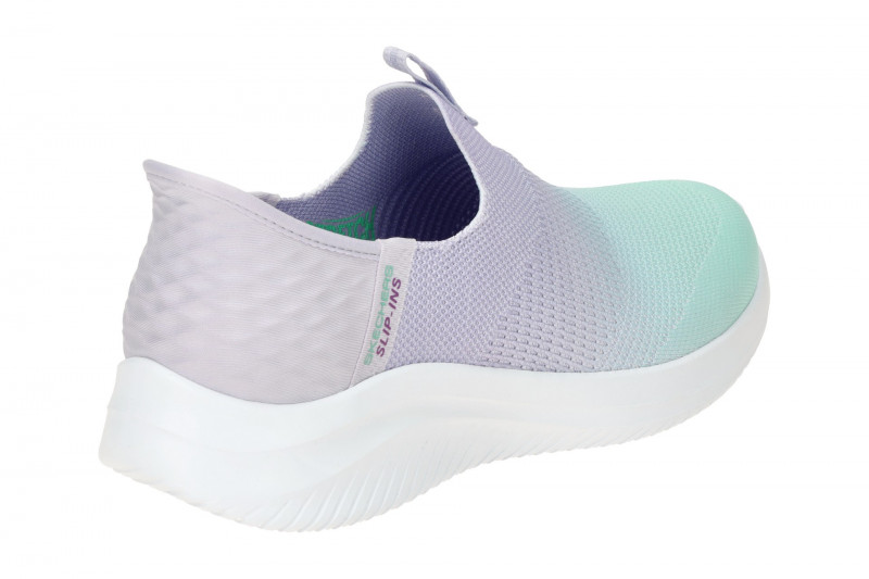 Skechers Ultra Flex Slipper Schuhe blau lila Slip-Ins 149708