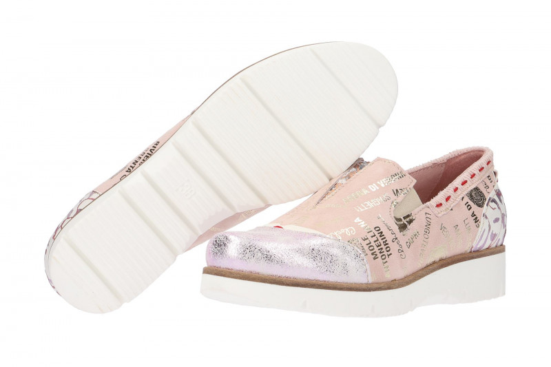 Charme Schuhe Slipper rosa kombi 6001P